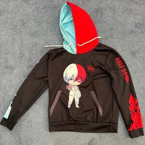 My Hero Academia Hoodie ~ Mha Izuku Todoroki Shoto Pullover (medium)